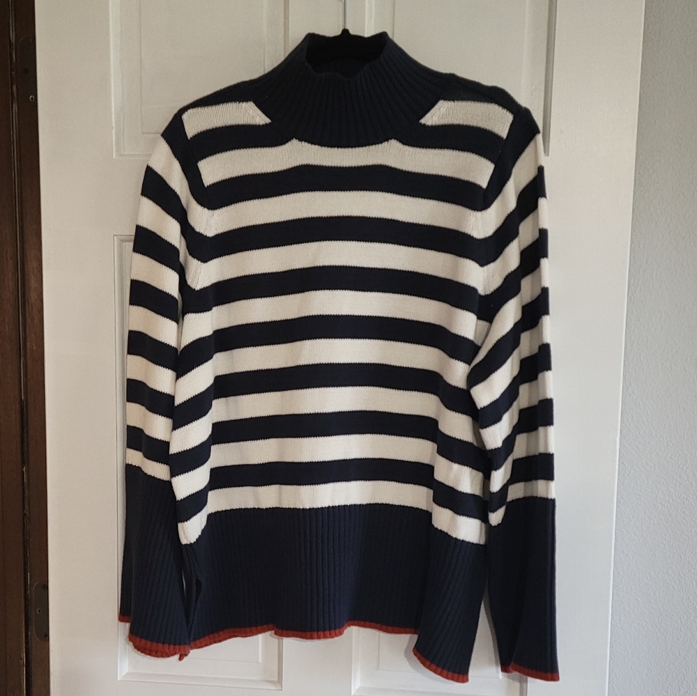 Free Assembly striped turtleneck sweater